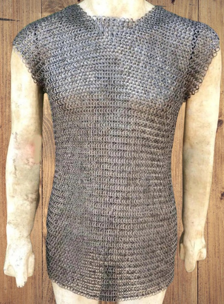 Chainmail Sleeveless Costume, 9mm Flat Riveted And Washer