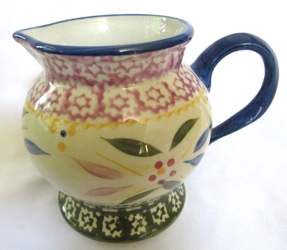 Temptations by Tara Old World Multicolor Creamer PPP-BT EUC