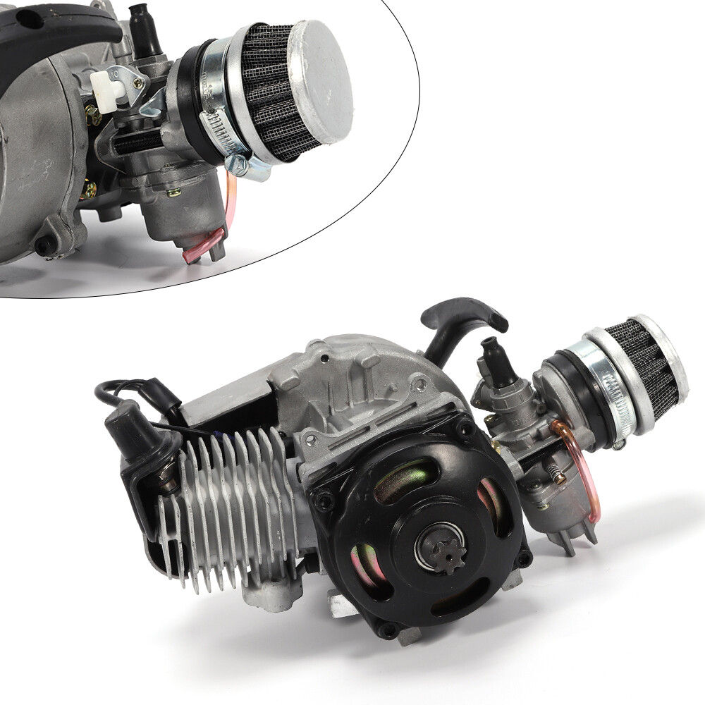 49CC Pull Start Engine Motor Mini Pocket Rocket PIT Quad Dirt Bike ATV 2 Stroke