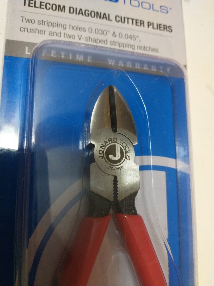 Jonard JIC-7858 Telecom Diagonal Cutter Plier