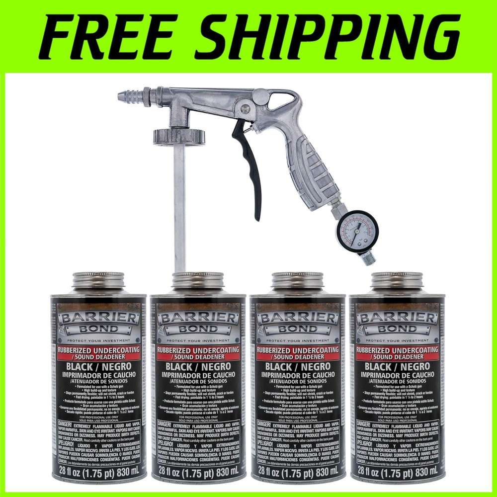 Rust Protection & Sound Deadening Spray - 4-Pack