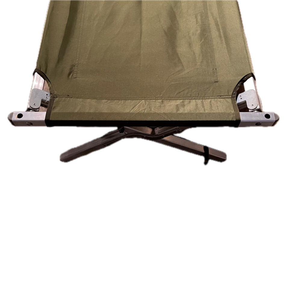 US Army Military Issue Sleeping Cot Compact Lightweight Foldable Aluminum Frame