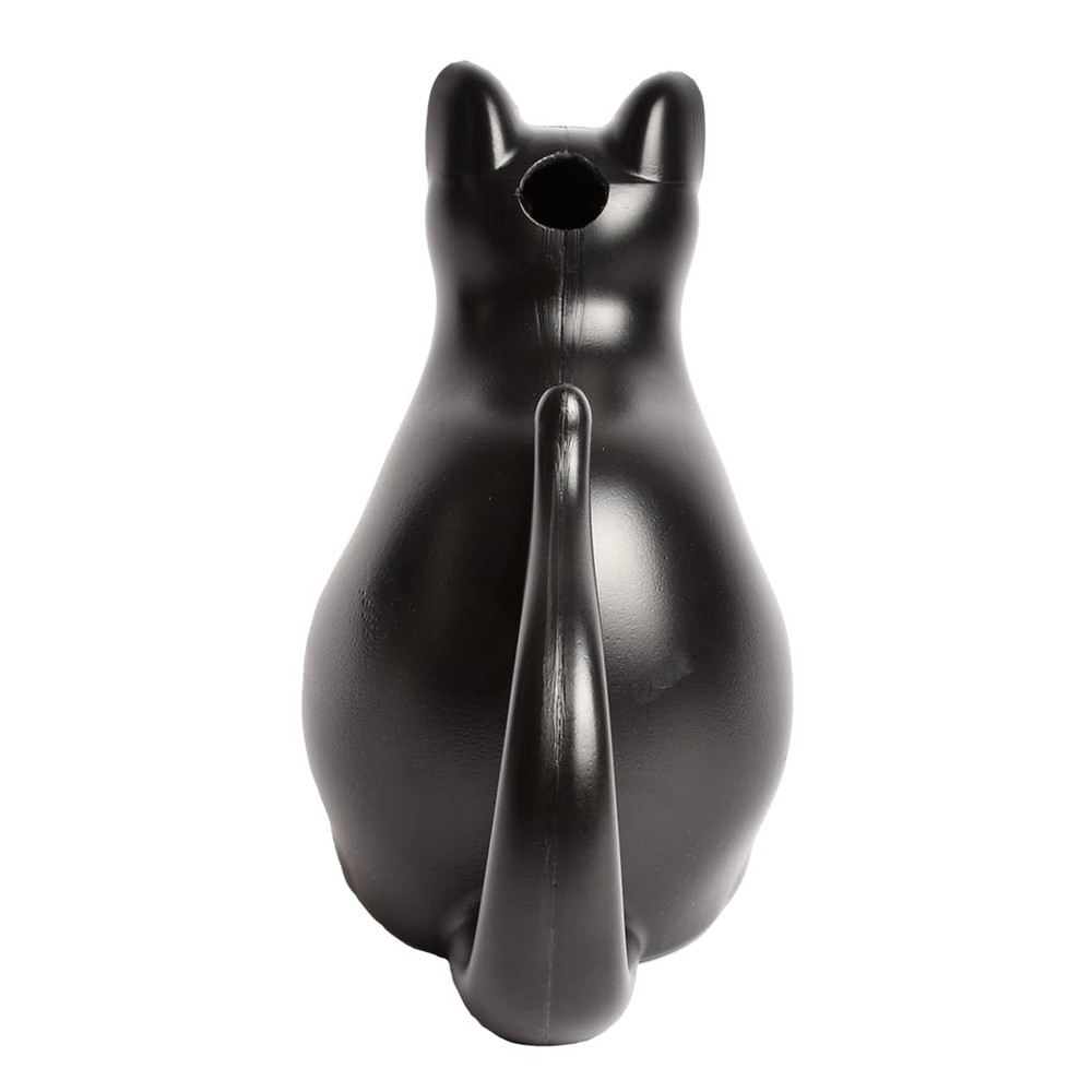 Cat Watering Can, Plastic, Black
