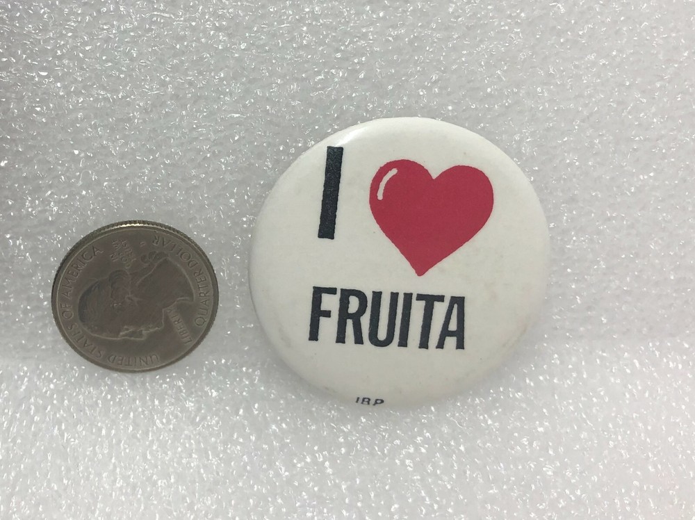 I Love Fruita Pin