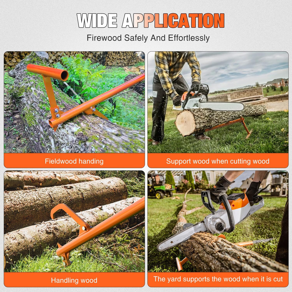 51" Cant Hook for Log Roller Logging Tools with Adjustable Steel Cant Hooks and