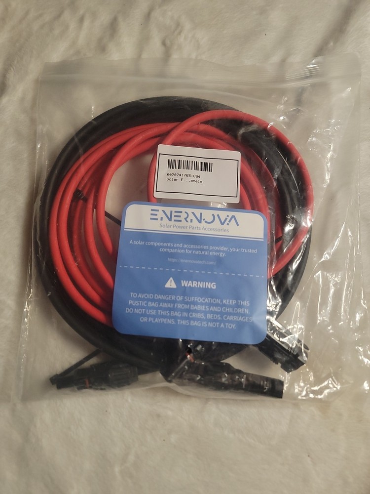 Enernova solar extension cables
