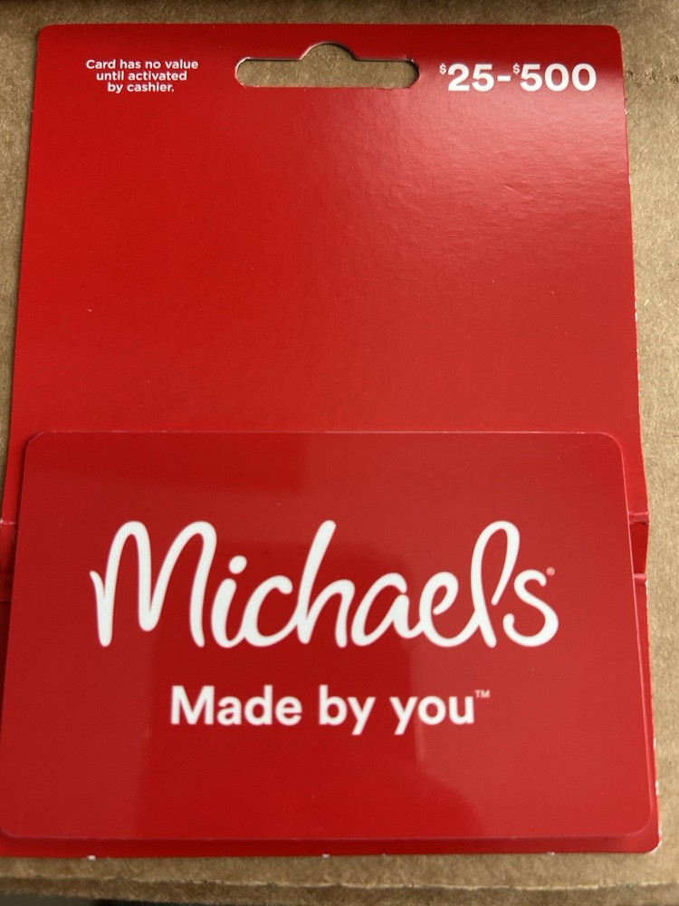 Michael's Gift Card $100 includes shipping