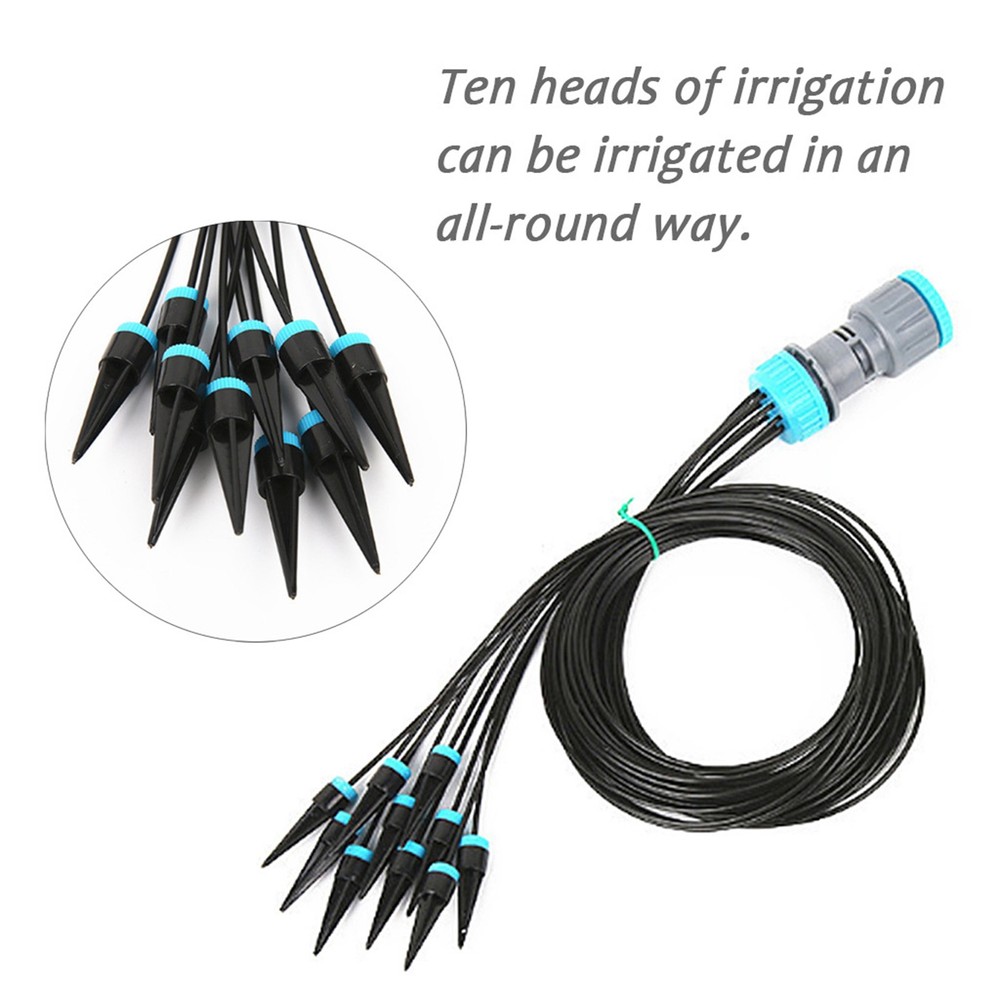 Automatic 10-Nozzle Drip Irrigation System Watering Potted Equipment