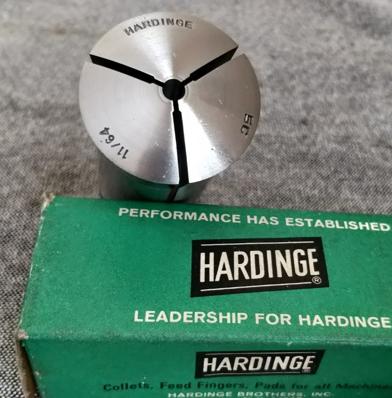 11/64" 5C Hardinge Round Collet Internal Threads
