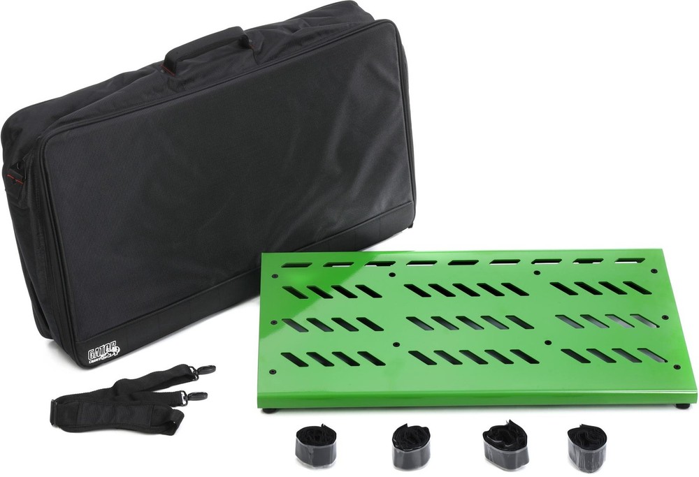 Gator Extra Large Pedalboard with Bag - Green