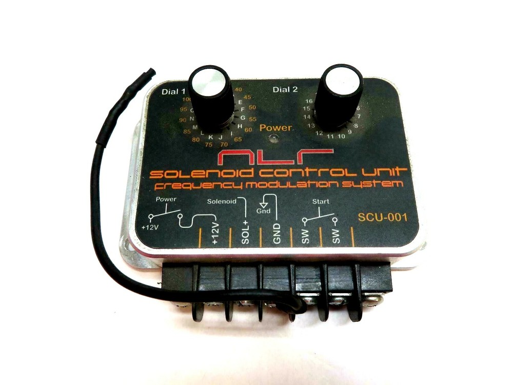 NLR SOLENOID CONTROL UNIT SCU-001 FREQUENCY MODULATION SYSTEM 2 DIALS