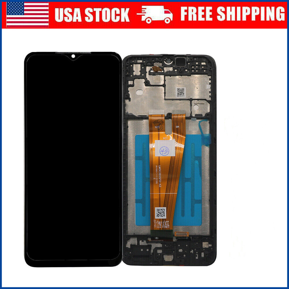 For Samsung Galaxy A04 SM-A045F LCD Display Glass Touch Screen Frame Replacement