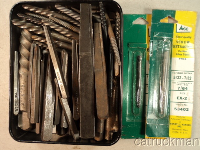 EZ Outs/ Easy Outs -- Broken Screw Removal Tools   45 pcs. mixed styles
