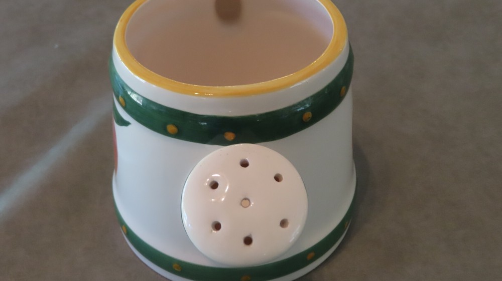 Ceramic Apple Design Watering Can planter by Asia Master Group 1995