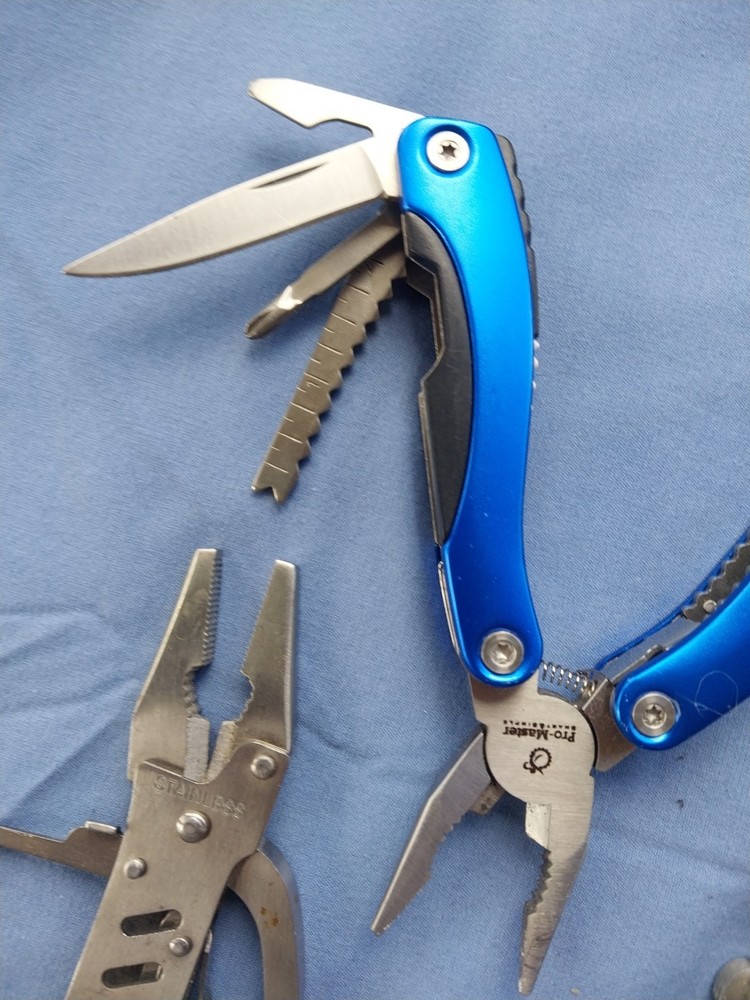 3 Survival Tool - Foldable With Multiple Gadgets