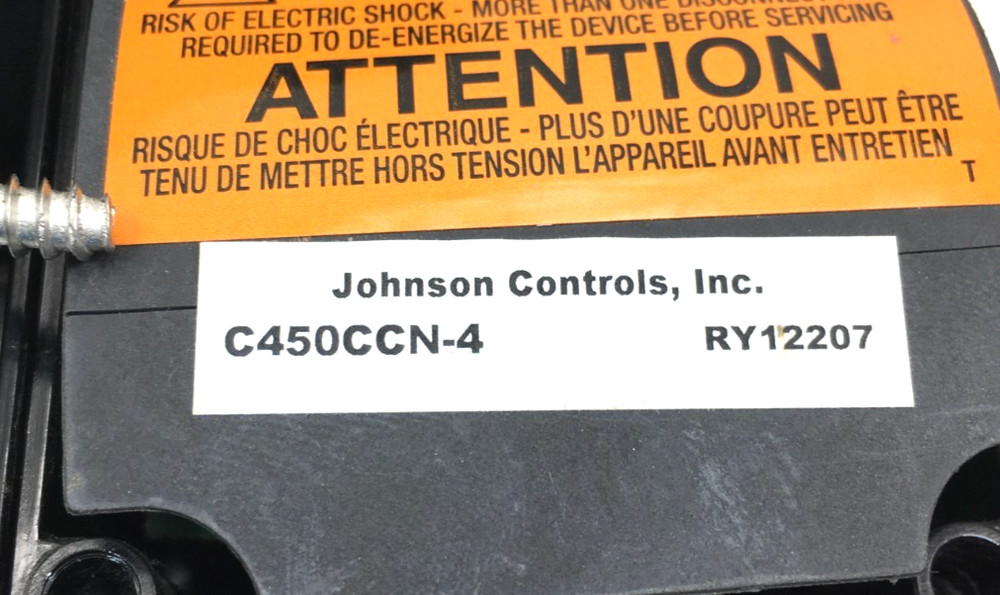 Johnson Controls System 450 Ignition Control Module C450CCN-4 used #P711