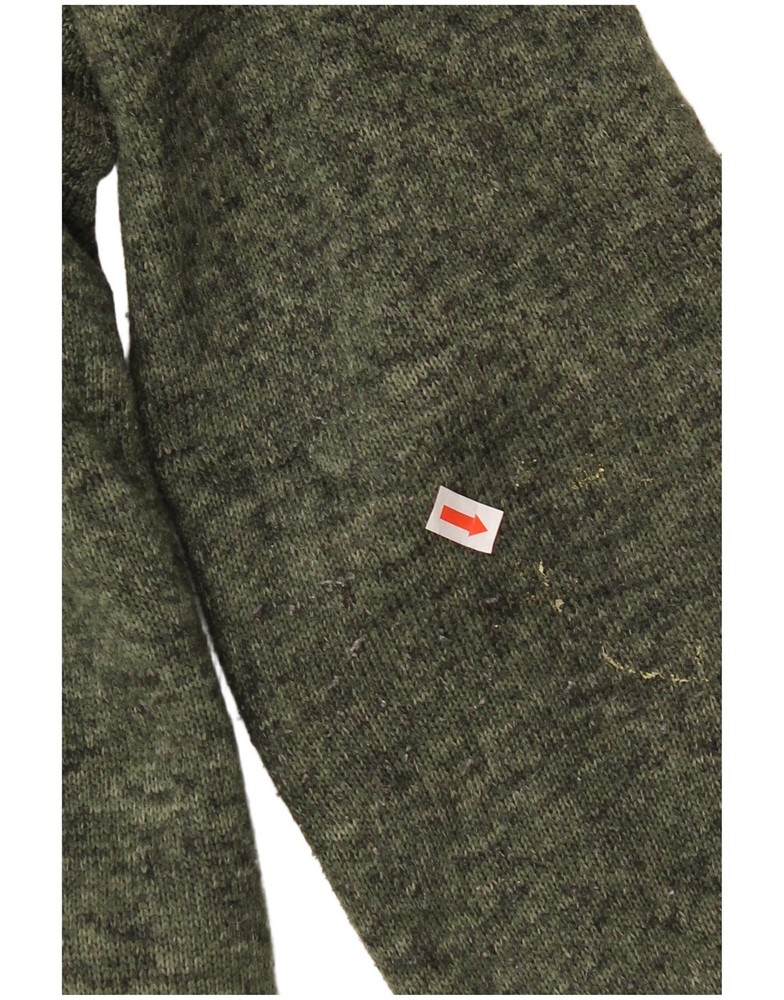 Mountain Warehouse Mens Tracksuit Top Jacket Large Khaki Flecked Polyester CS11