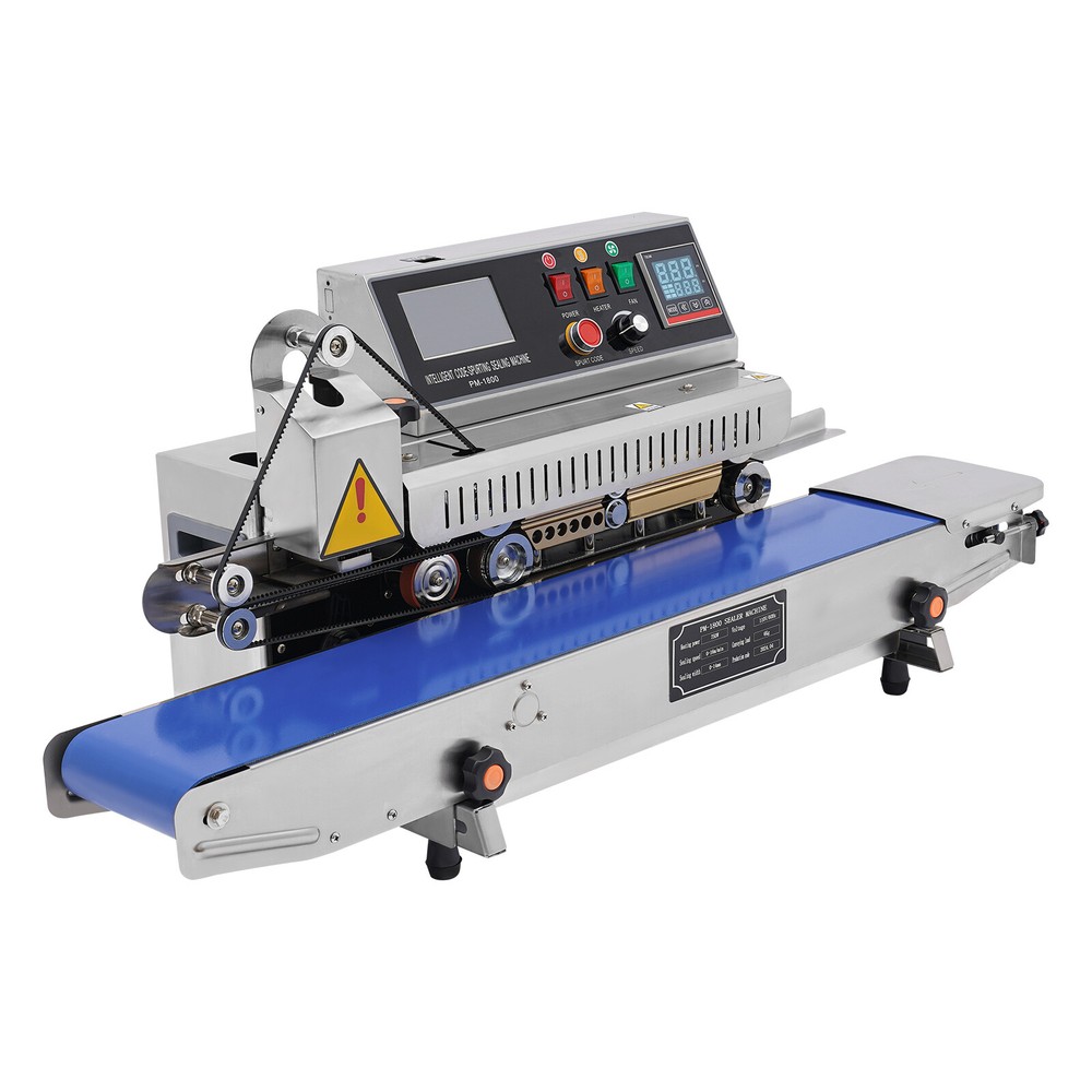 Automatic Packaging Inkjet Printing Sealing Machine Continuous Band Sealer 750W