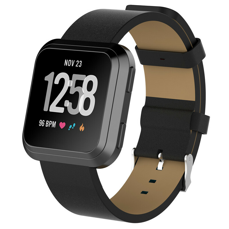Replacement Genuine Leather Band Wrist Strap Bracelet For Fitbit Versa