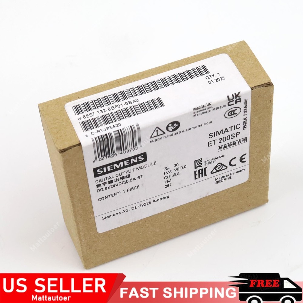 NewSiemens 6ES7132-6BF01-0BA0 6ES7 132-6BF01-0BA0 ET 200SP Digital output module