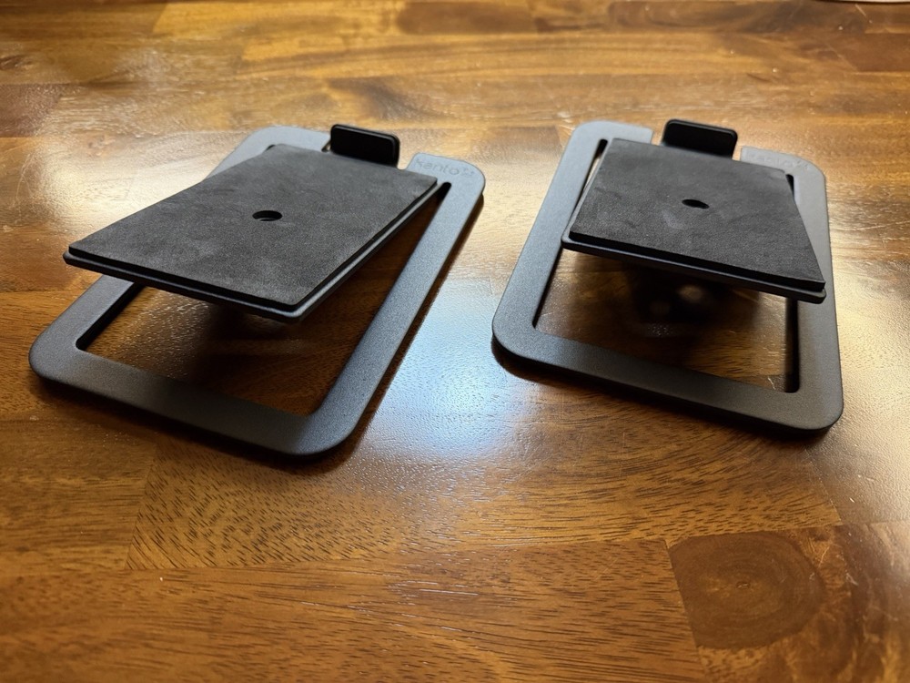 Kanto S4 BK Desktop Speaker Stands (Black)