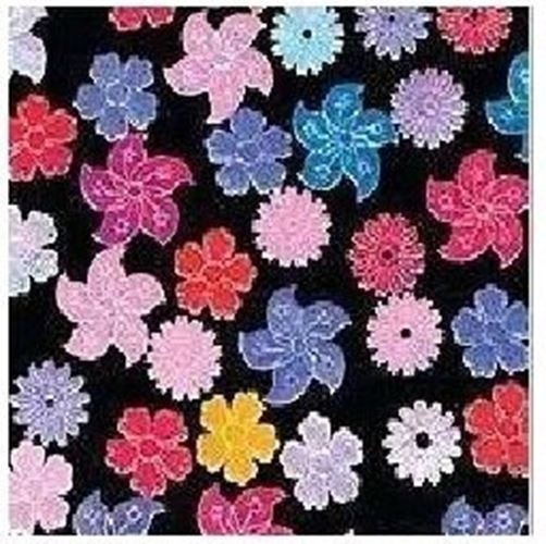 Shimmery Fabric Embellishments - Flowers
