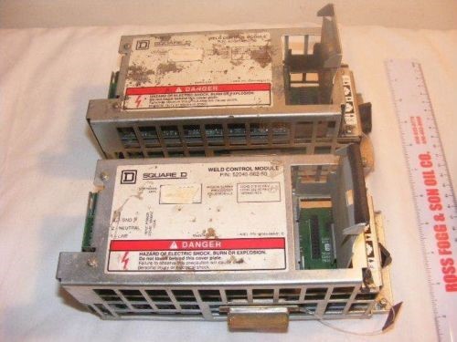QUANTITY 2 SQUARE D WELD CONTROL MODULE #52045-062-50