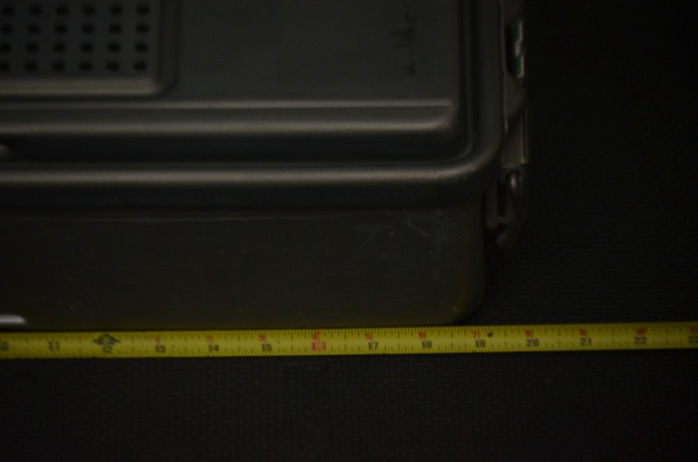 V. MUELLER GENESIS BAXTER STERILIZATION CONTAINER TRAY 19x7x6