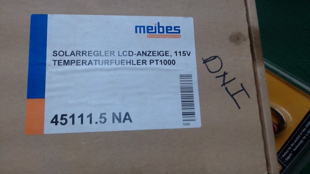 Meibes Solar Regulator 45111.5na open box