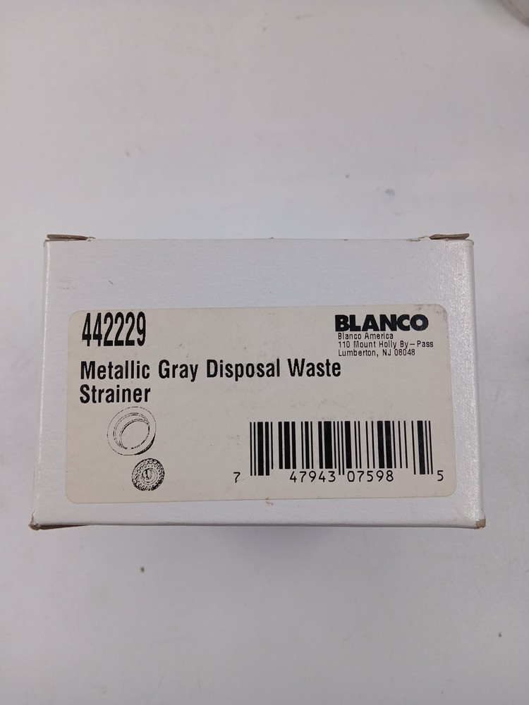 Blanco 442229 Sink Waste Flange: Metallic Gray