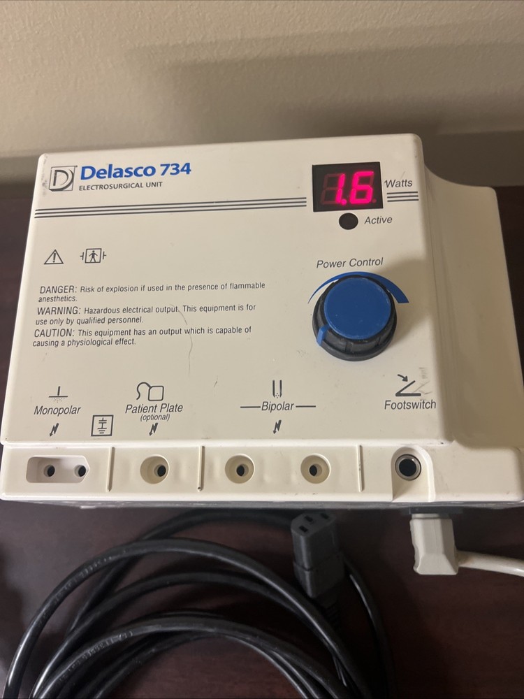 Delasco 734 Electrosurgical Unit 30 day returns