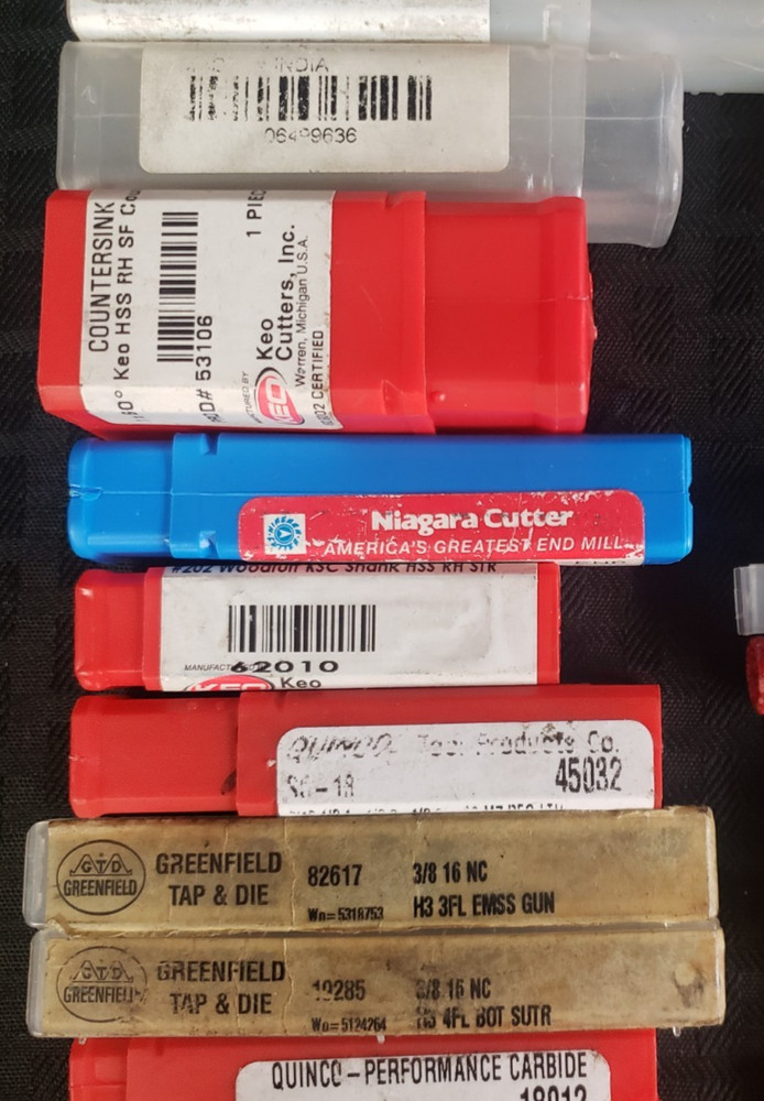 452982 - Machinist Milling Bit Lot