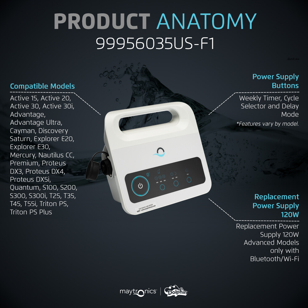 DOLPHIN Authentic Replacement Parts - Power Supply