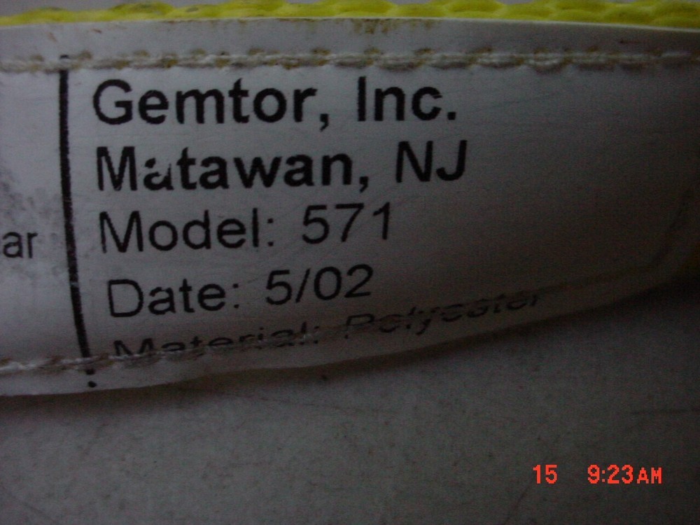 GEMTOR 571 Hose & Ladder Strap Polyester AluminumYellow