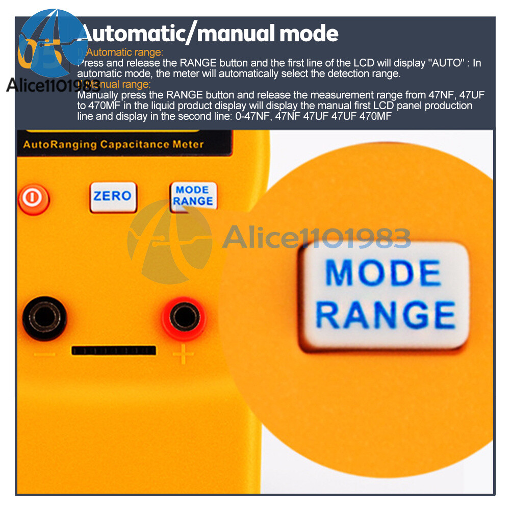 M6013 LCD High-precision Capacitor Meter For Capacitance Resistance Measurement