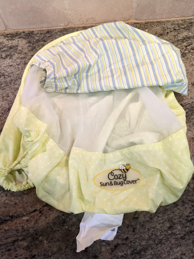 Cozy sun & bug infant car seat/stroller cover