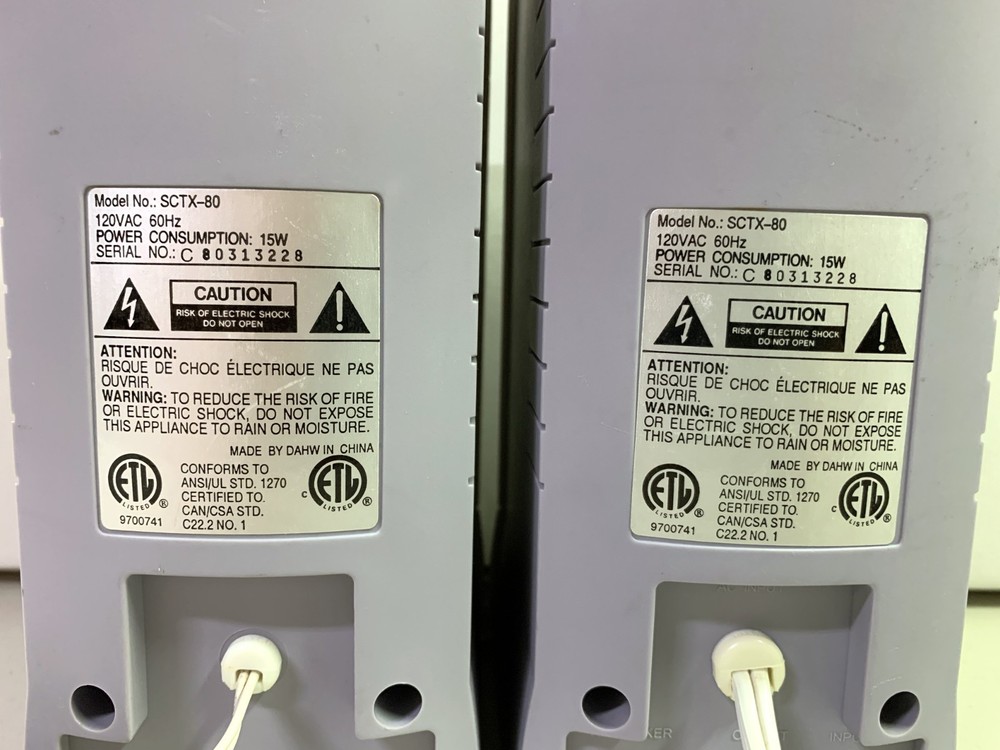 CTX Computer Speakers SCTX-80 Vintage