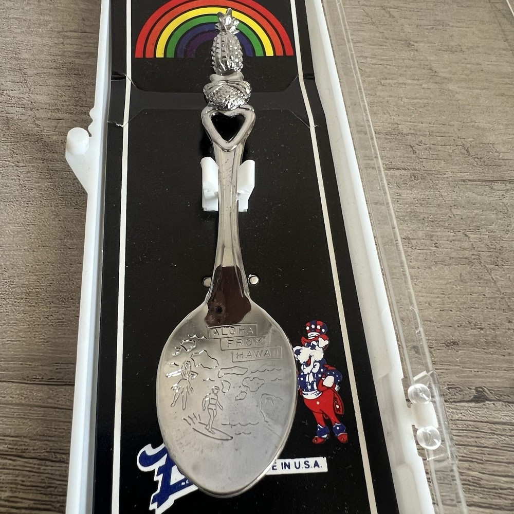 Hawaii Souvenir Spoon, Silver plated