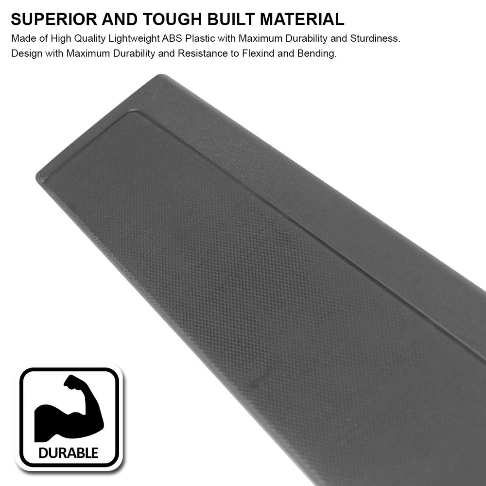 Fits 2014-2018 Chevy Silverado Tailgate Molding Protector Spoiler Cap Top Cover