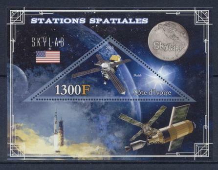 2013 space station skylab usa m/sheet mnh