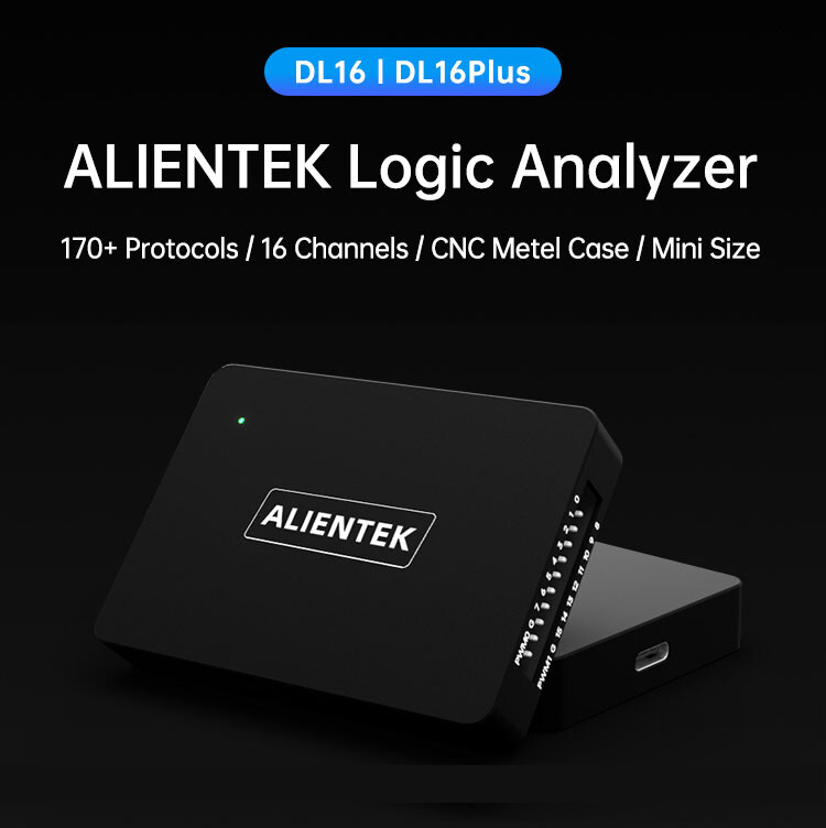 ALIENTEK DL16/DL16 Plus Logic Analyzer ARM FPGA STM32 Debugger Protocol Decoding