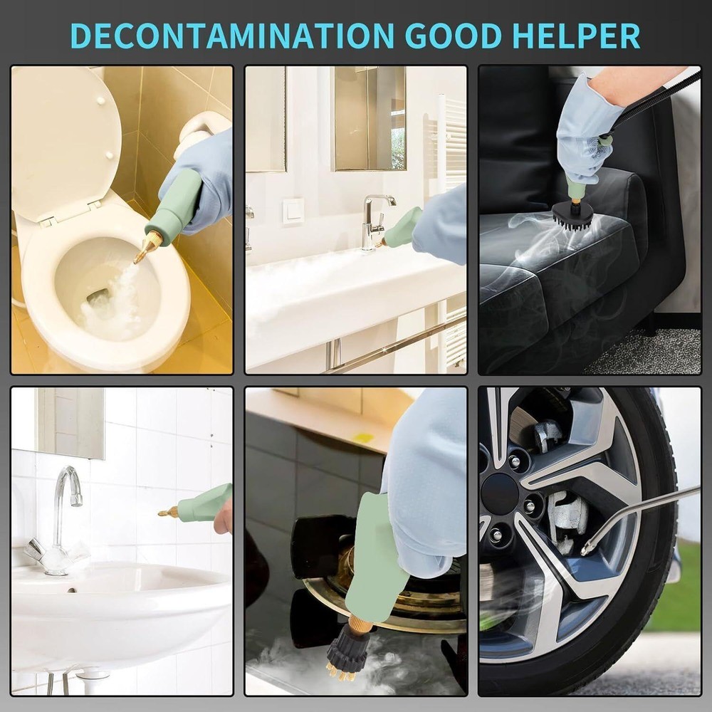 Handheld 2500W High Temp Pressurized Steam Cleaner Kitchen Home Cleaning Machine