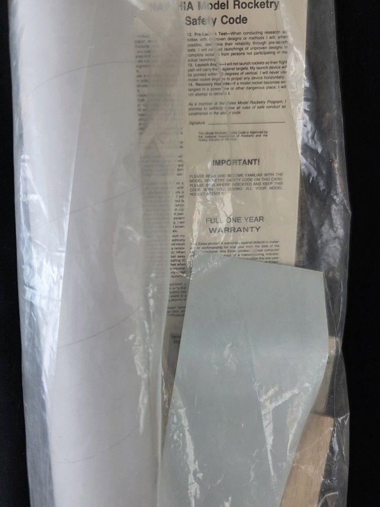 Estes Vintage Model Rocket Jupiter-C #1976