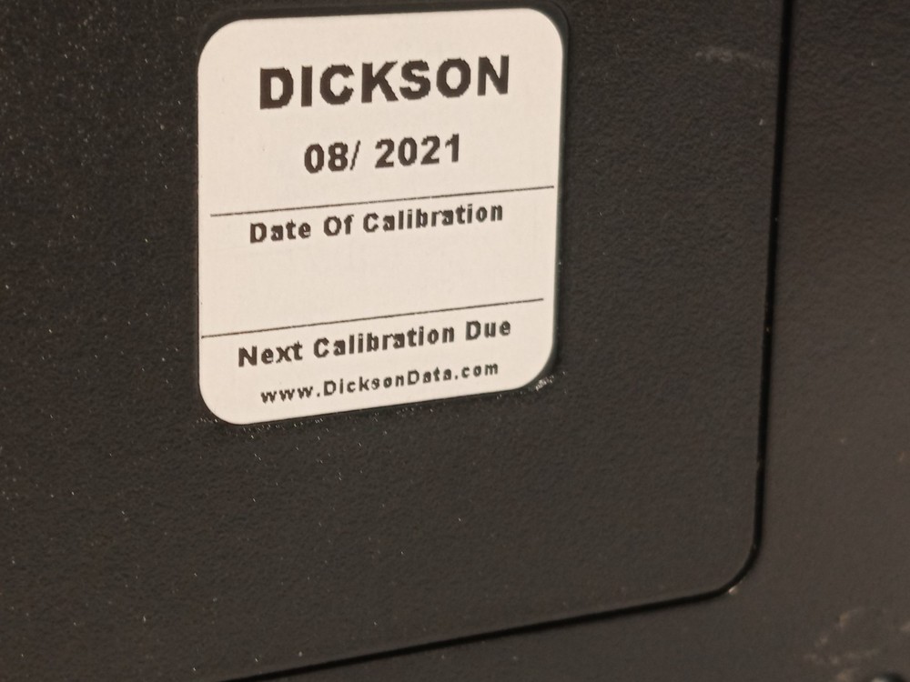 Dickson 4in temperature chart recorders, 7-day, LCD display as shown, untested
