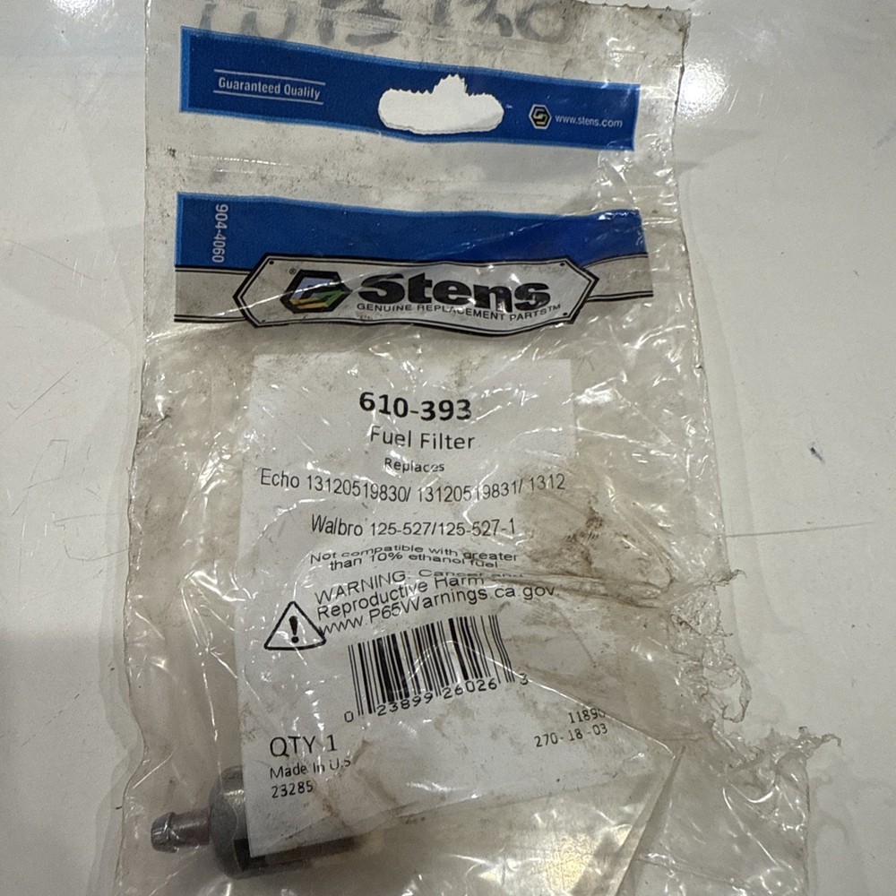 Stens 610393 Fuel Filter