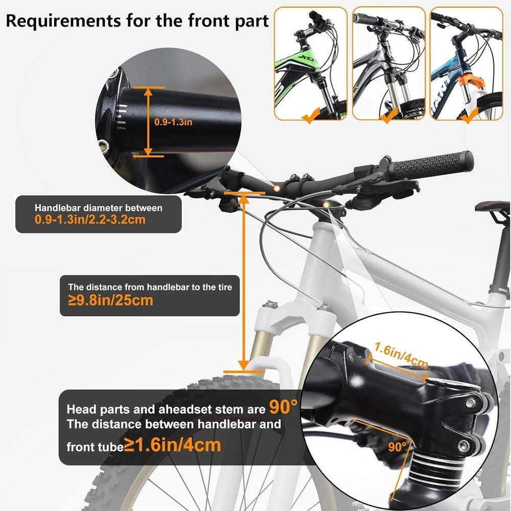 Multi-Purpose Bike Basket with Pouches