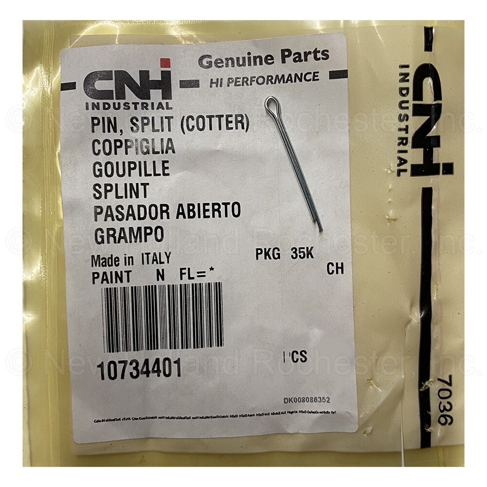 New Holland Split Pin Part # 10734401