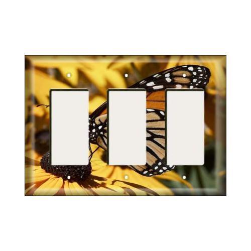 SnazzySwitch Monarch Decorative Light Switch Plate Cover