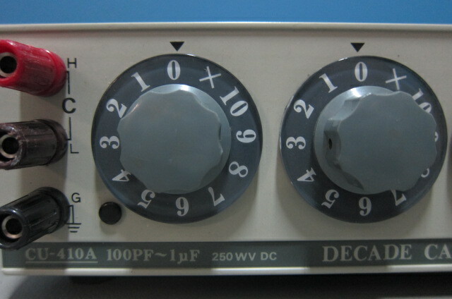 ED Laboratory CU-410A Decade Capacitor Box, 100pF-1uF, 250WV DC
