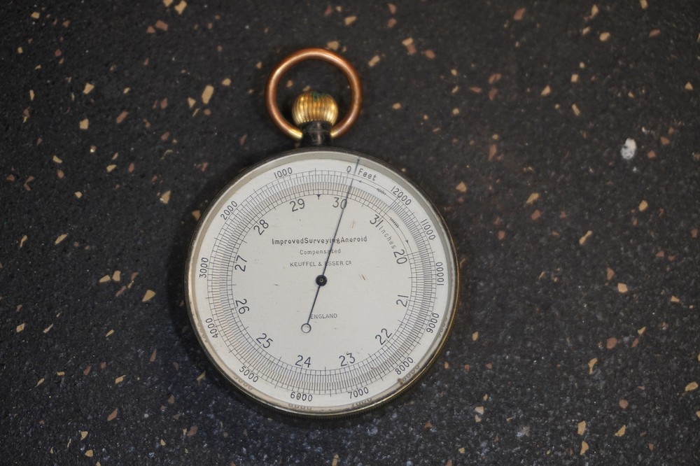 Keuffel & Esser K&E Improved Surveying Aneroid Compensated Barometer England